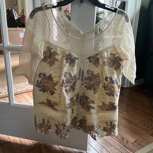 Vintage from Anthro - boho shirt